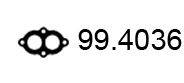 ASSO 994036 Прокладка, труба вихлопного газу