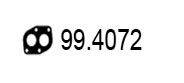 ASSO 994072 Прокладка, труба вихлопного газу