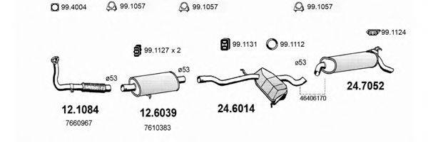 ASSO ART1256 Система випуску ОГ