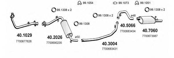 ASSO ART2152 Система випуску ОГ