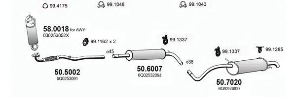 ASSO ART2923 Система випуску ОГ