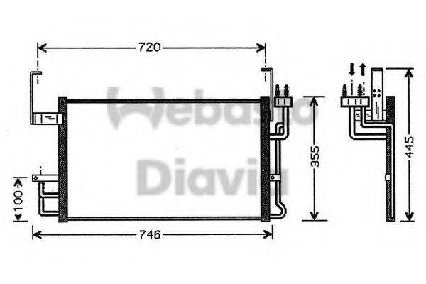 WEBASTO 82D0226110MA Конденсатор, кондиціонер