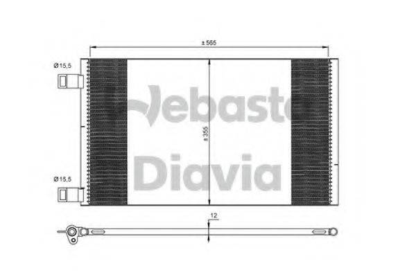 WEBASTO 82D0226270MA Конденсатор, кондиціонер