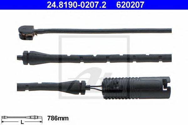 ATE 24819002072 Сигналізатор, знос гальмівних колодок