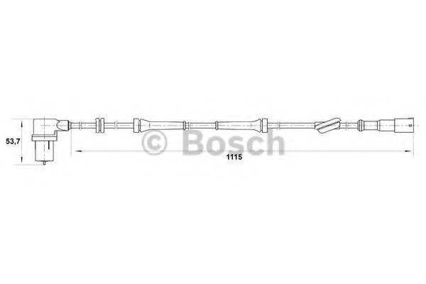 BOSCH 0265006163 Датчик, частота обертання колеса