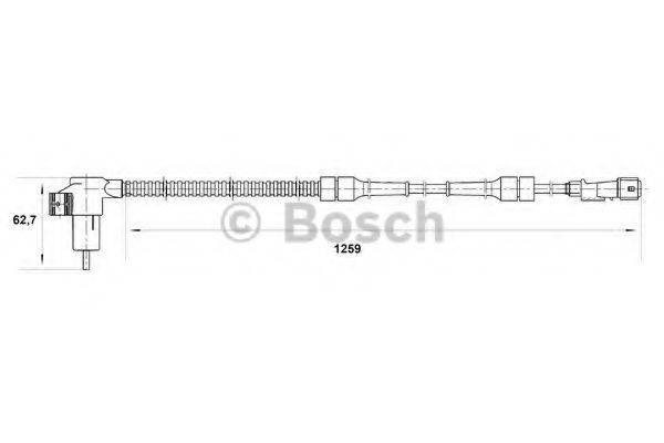 BOSCH 0265006208 Датчик, частота обертання колеса