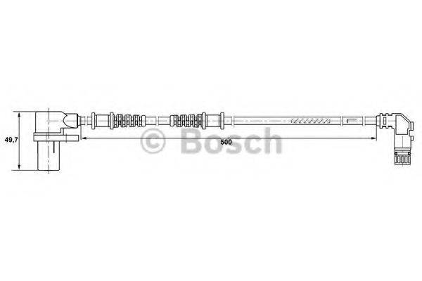 BOSCH 0265006264 Датчик, частота обертання колеса