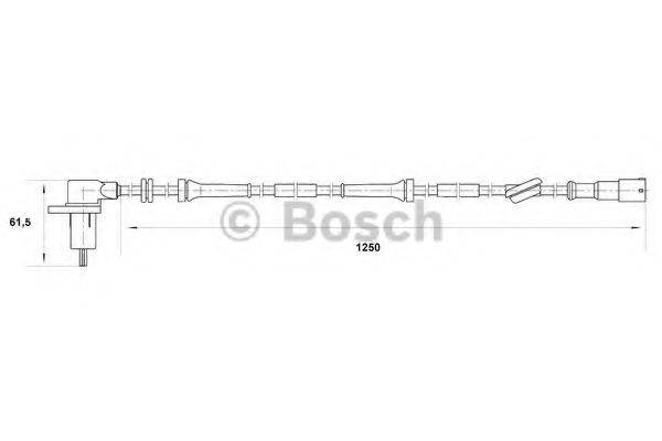 BOSCH 0265006300 Датчик, частота обертання колеса