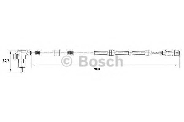 BOSCH 0265006793 Датчик, частота обертання колеса