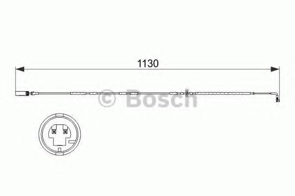 BOSCH 1987473505 Сигналізатор, знос гальмівних колодок