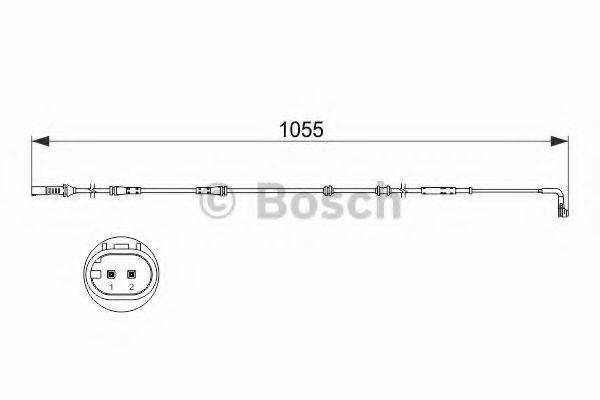 BOSCH 1987473507 Сигналізатор, знос гальмівних колодок