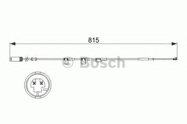 BOSCH 1987473524 Сигналізатор, знос гальмівних колодок