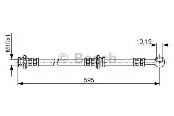 BOSCH 1987476131 Гальмівний шланг