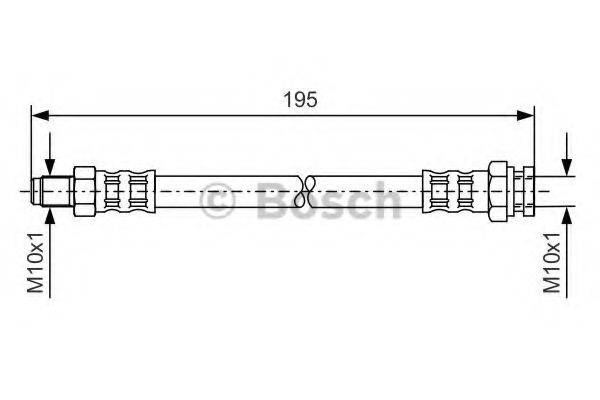 BOSCH 1987476152 Гальмівний шланг