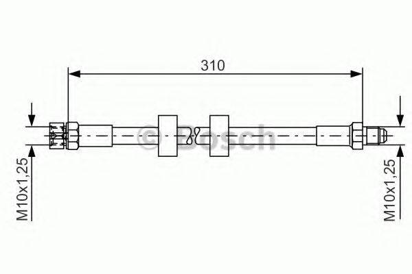BOSCH 1987476240 Гальмівний шланг