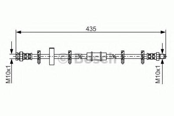 BOSCH 1987476442 Гальмівний шланг