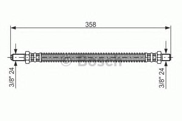BOSCH 1987476482 Гальмівний шланг