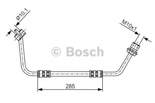 BOSCH 1987476515 Гальмівний шланг