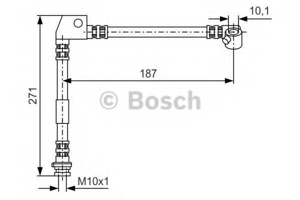 BOSCH 1987476659 Гальмівний шланг