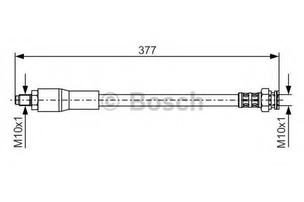 BOSCH 1987476666 Гальмівний шланг