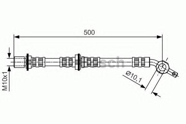 BOSCH 1987476723 Гальмівний шланг
