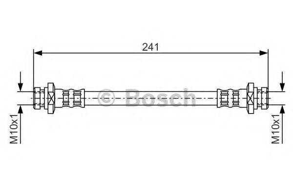 BOSCH 1987476738 Гальмівний шланг