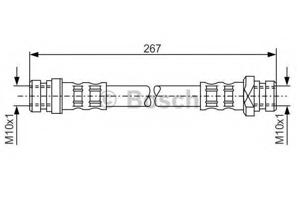 BOSCH 1987476901 Гальмівний шланг