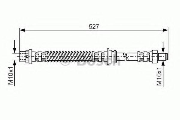 BOSCH 1987476924 Гальмівний шланг