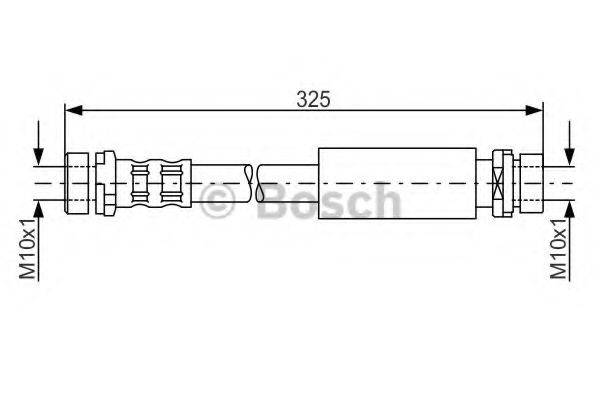 BOSCH 1987476994 Гальмівний шланг