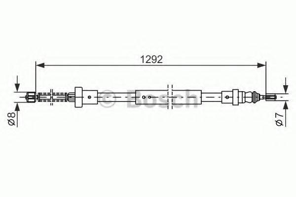 BOSCH 1987477427 Трос, стоянкова гальмівна система