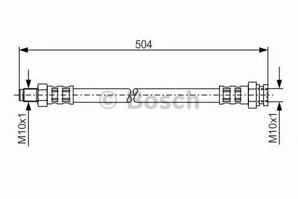 BOSCH 1987481034 Гальмівний шланг