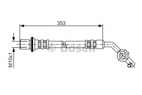 BOSCH 1987481036 Гальмівний шланг