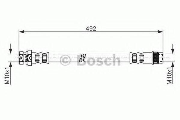 BOSCH 1987481057 Гальмівний шланг
