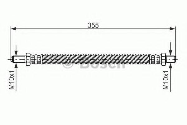 BOSCH 1987481093 Гальмівний шланг