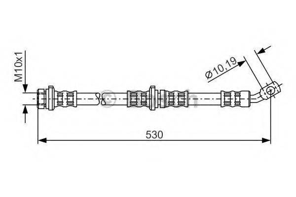 BOSCH 1987481108 Гальмівний шланг