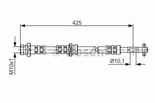 BOSCH 1987481121 Гальмівний шланг