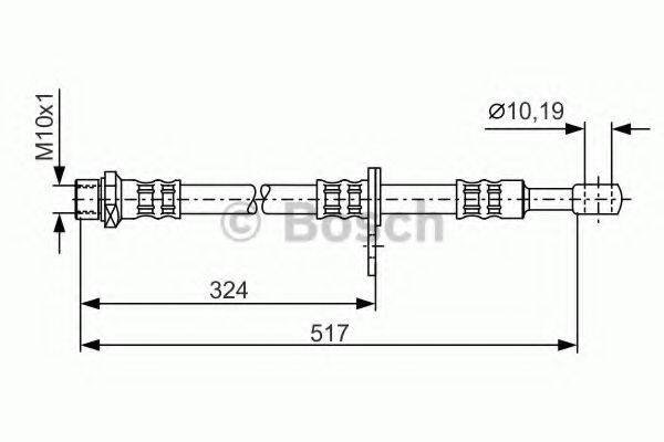 BOSCH 1987481140 Гальмівний шланг