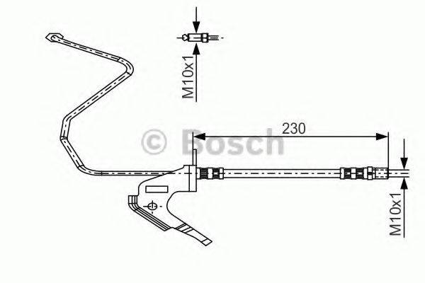 BOSCH 1987481161 Гальмівний шланг