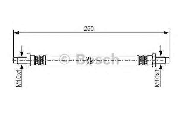 BOSCH 1987481198 Гальмівний шланг