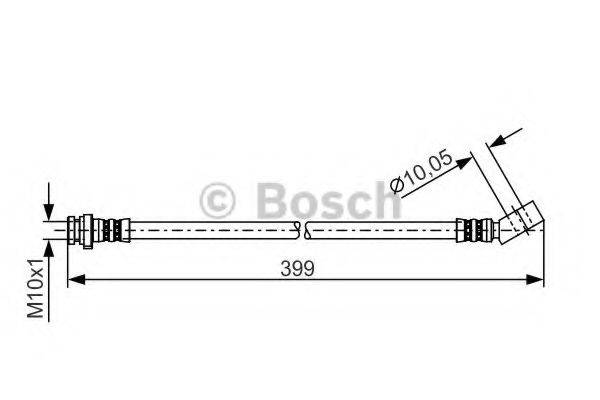 BOSCH 1987481223 Гальмівний шланг