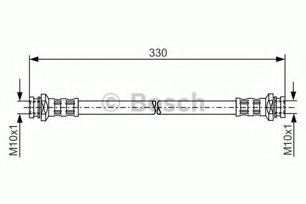 BOSCH 1987481252 Гальмівний шланг