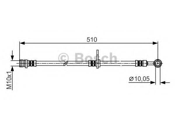 BOSCH 1987481261 Гальмівний шланг