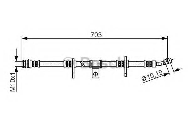 BOSCH 1987481275 Гальмівний шланг