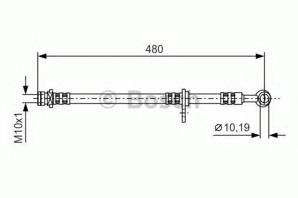 BOSCH 1987481295 Гальмівний шланг