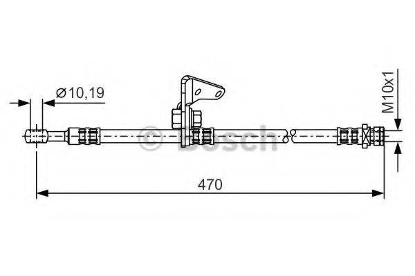 BOSCH 1987481319 Гальмівний шланг