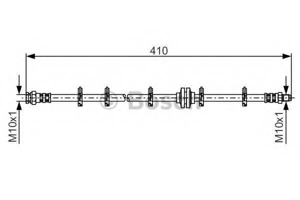 BOSCH 1987481335 Гальмівний шланг