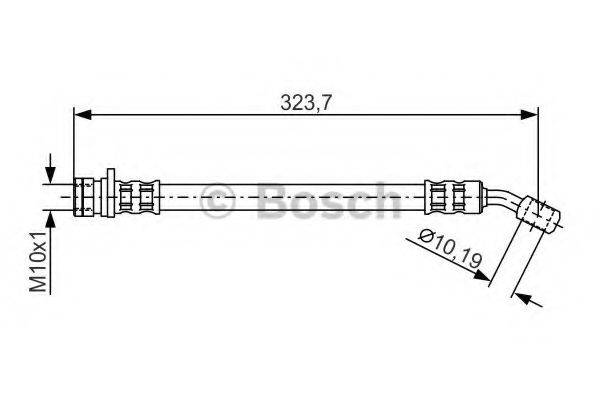 BOSCH 1987481354 Гальмівний шланг