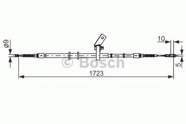 BOSCH 1987482268 Трос, стоянкова гальмівна система