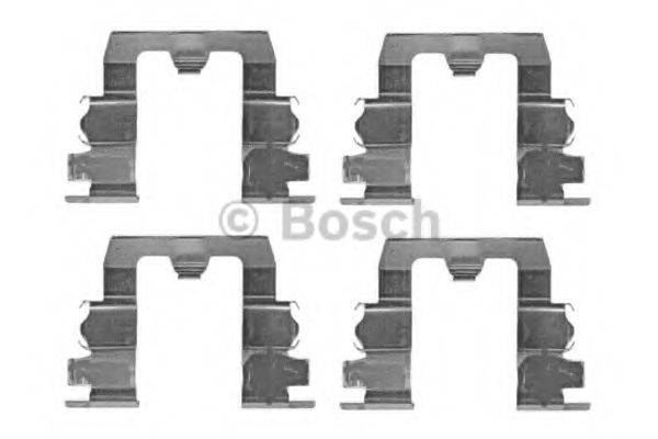 BOSCH 1987474153 Комплектуючі, колодки дискового гальма