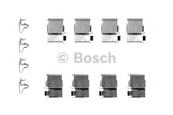 BOSCH 1987474351 Комплектуючі, колодки дискового гальма